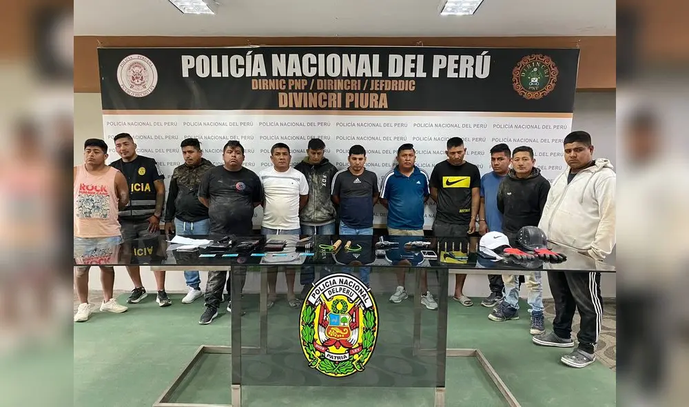 Los acusados son investigados por la PNP y Ministerio Público. Foto: PNP Los acusados son investigados por la PNP y Ministerio Público. Foto: PNP