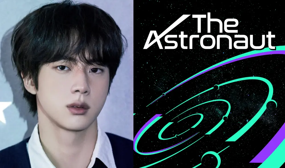"The astronaut", la primer canción de Jin como solista, es una colaboración el ídolo de BTS y Coldplay. Foto: composición LR/Hybe