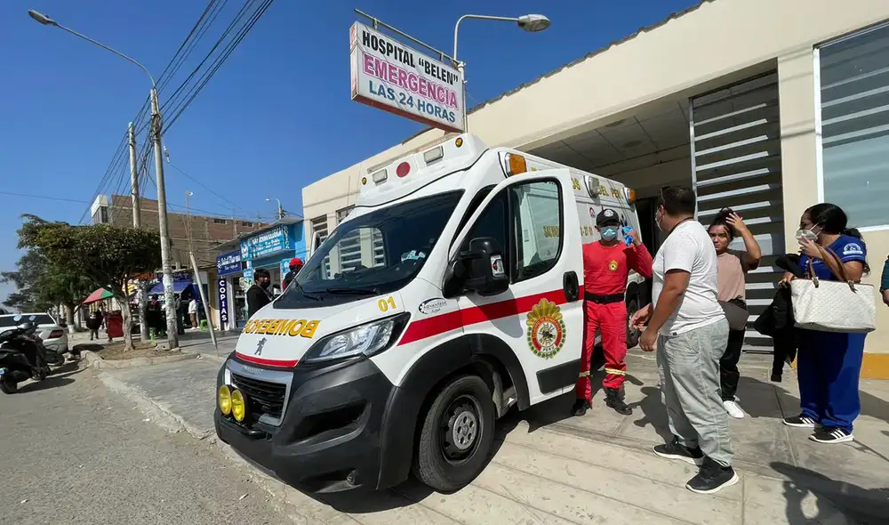 Herido estuvo primero en el Hospital Belén de Lambayeque. Foto: Rosa Quincho/URPI-LR