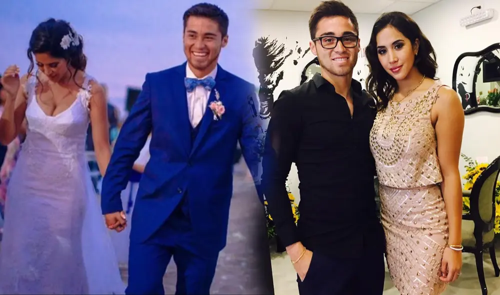 Melissa Paredes y Rodrigo Cuba contrajeron matrimonio en el 2016. Foto: Composición LR / Archivo La República