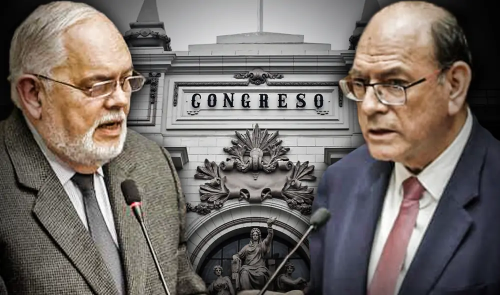 Jorge Montoya anunció sus intenciones de presentar una censura contra César Landa. Foto: composición de Fabrizio Oviedo/Antonio Melgarejo/La República