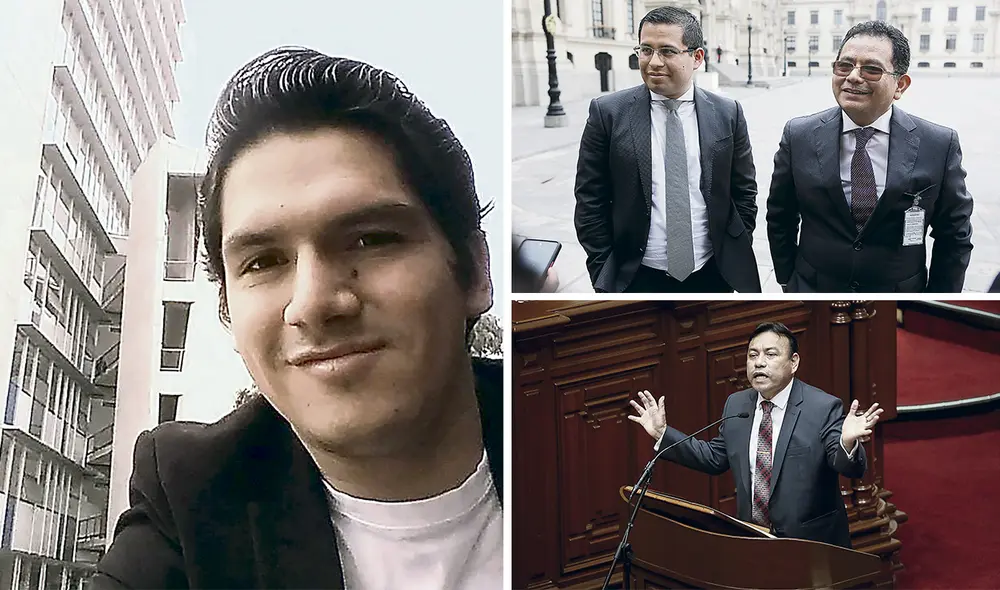 Señalados por colaborador eficaz en conspiración palaciega: izquierda, Eder Vitón; arriba, Benji Espinoza y Eduardo Pachas. Abajo, ministro de Justicia, Félix Chero. Foto: composición LR Señalados por colaborador eficaz en conspiración palaciega: izquierda, Eder Vitón; arriba, Benji Espinoza y Eduardo Pachas. Abajo, ministro de Justicia, Félix Chero. Foto: composición LR
