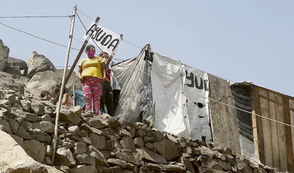 Larga espera. Los precios de alimentos siguen subiendo, pero el apoyo prometido no llega. Foto: Félix Contreras/La República