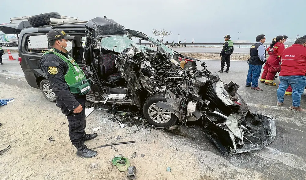 Fatal. Entre los fallecidos figuran dos menores de edad.