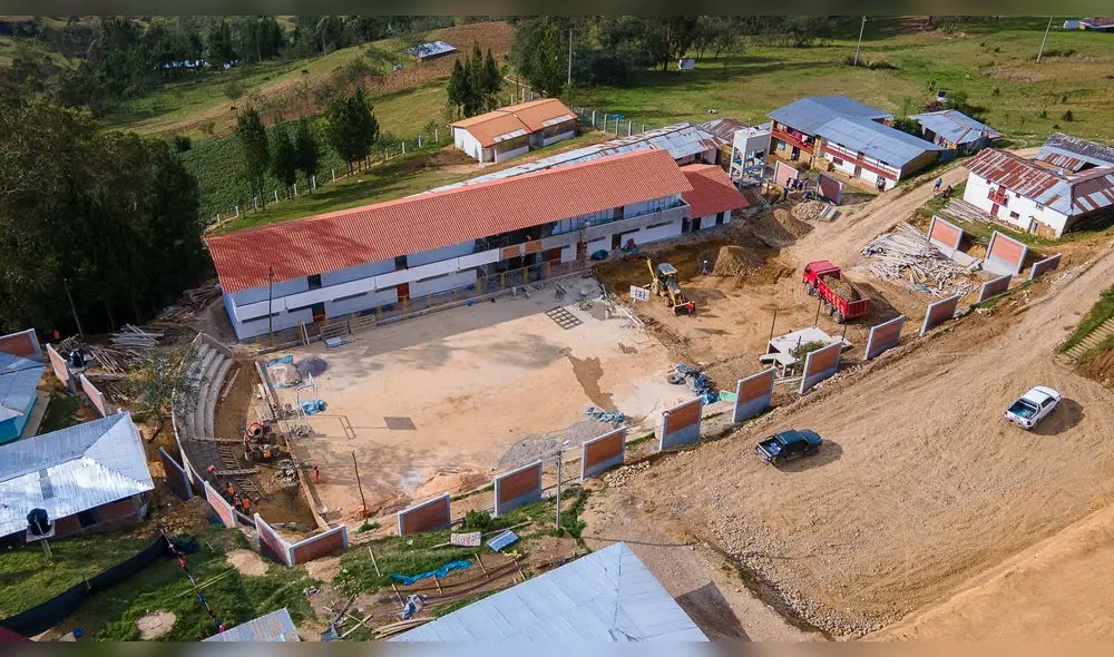 Construcción del colegio Gerardo Guerrero Guevara de Rambrán en Cutervo. Foto: Gerencia Sub Regional Cutervo. Construcción del colegio Gerardo Guerrero Guevara de Rambrán en Cutervo. Foto: Gerencia Sub Regional Cutervo.
