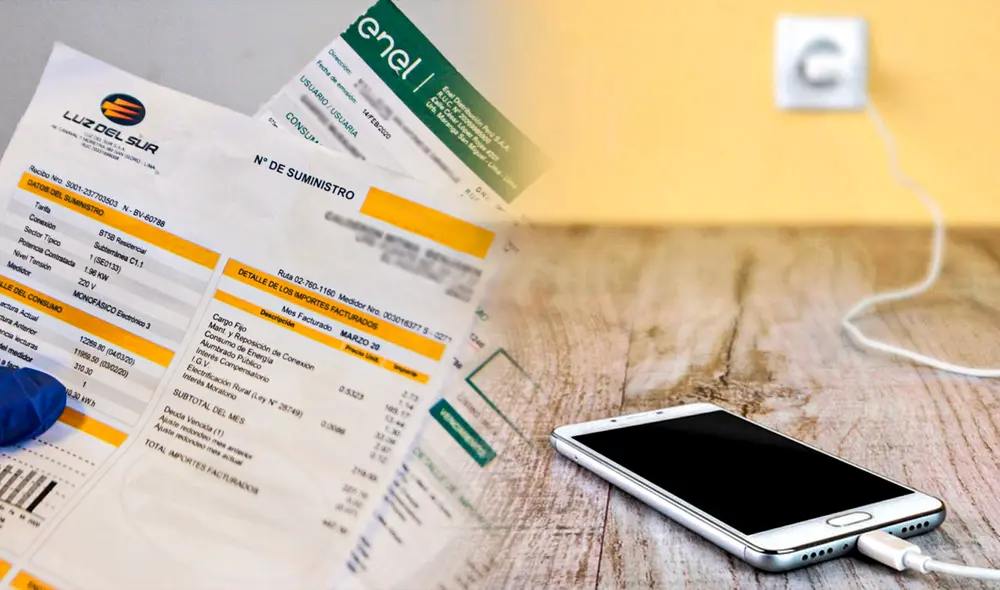 Conoce cuánto de luz se puede gastar si cargamos más de una vez un celular. Foto: composición LR/ Archivo/ DPL News