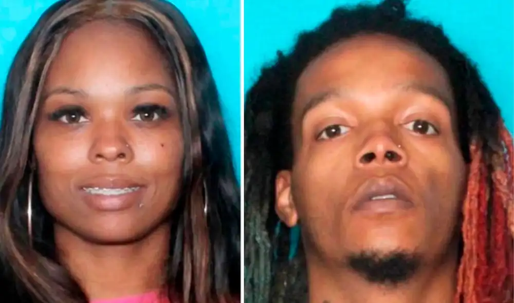 La mamá de los niños y su pareja fueron arrestados. Foto y video: Twitter @MattSeedorff La mamá de los niños y su pareja fueron arrestados. Foto y video: Twitter @MattSeedorff