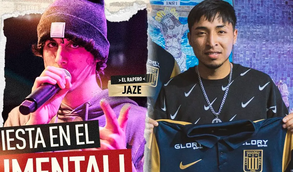 Jaze y Nekroos son participantes de la FMS Perú. Foto: composición LR/Universitario/Alianza Lima