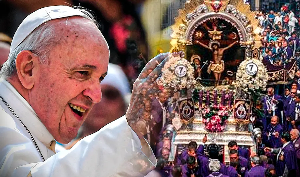 El Señor de los Milagros recorrerá París este domingo 23 de octubre. Foto composición de Gerson Cardoso/La República