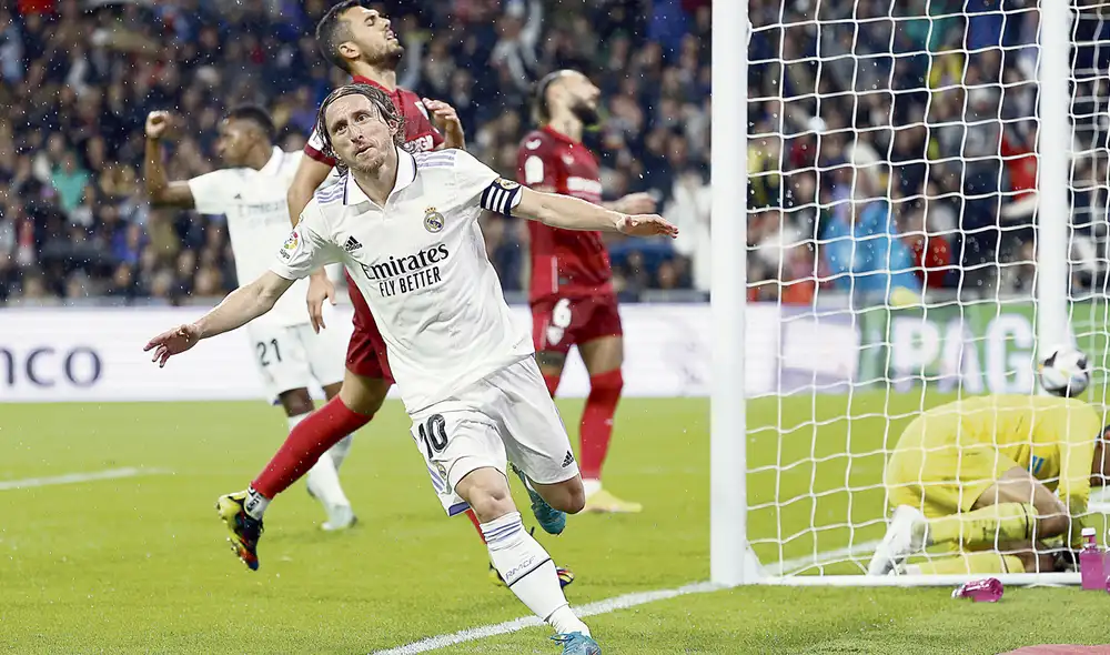 Volvió. Luka Modric no marcaba un gol con el Real Madrid en la Liga española desde el 20 de agosto ante el Celta de Vigo. Volvió. Luka Modric no marcaba un gol con el Real Madrid en la Liga española desde el 20 de agosto ante el Celta de Vigo.