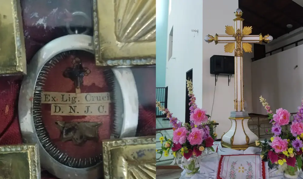 Venezuela cuenta con 2 parroquias que tienen las piezas originales de la Vera Cruz. Foto: @StaCruzGuatire/ Twitter