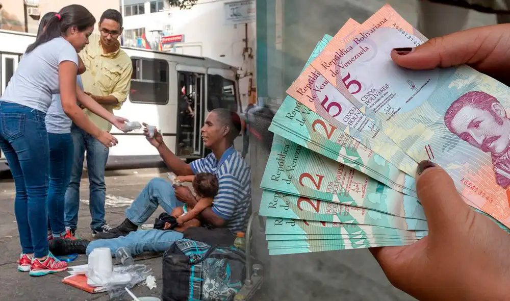 La moneda de Venezuela perdió casi la mitad de su valor en los últimos 12 meses. Foto: composición LR/ AFP La moneda de Venezuela perdió casi la mitad de su valor en los últimos 12 meses. Foto: composición LR/ AFP