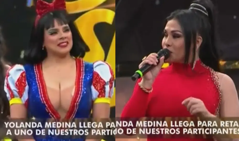 Yolanda Medina llega a "El gran show". Foto: captura de América TV Yolanda Medina llega a "El gran show". Foto: captura de América TV