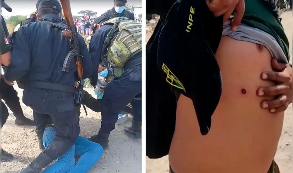 Las protestas de los trabajadores del INPE se agudizan. Foto: captura de video/cortesía a LR