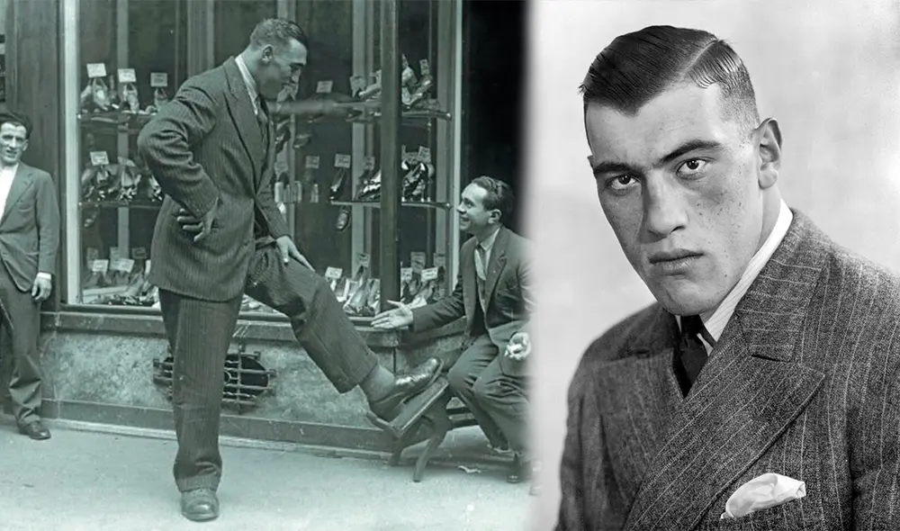 El 29 de junio de 1933, Primo Carnera derrotó al campeón del mundo de los pesos pesados, Jack Sharkey, en el Madison Square Garden. Foto: Composición LR/El Diario Vasco/AFP