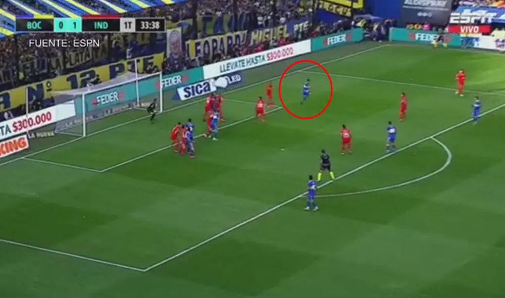 Boca Juniors empata ante Independiente por la última fecha de la Liga Argentina 2022. Foto: captura ESPN Boca Juniors empata ante Independiente por la última fecha de la Liga Argentina 2022. Foto: captura ESPN