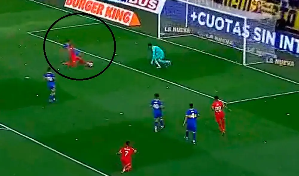 Carlos Zambrano es figura ante Independiente. Foto: composición LR/captura ESPN Carlos Zambrano es figura ante Independiente. Foto: composición LR/captura ESPN