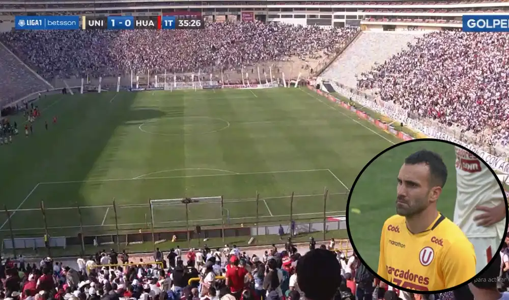Hincha falleció en el estadio Monumental y los jugadores de Universitario se mostraron consternados. Foto: captura GolPerú Hincha falleció en el estadio Monumental y los jugadores de Universitario se mostraron consternados. Foto: captura GolPerú