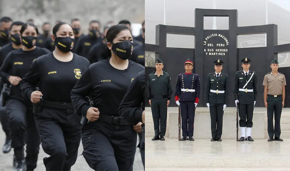 Parte de los uniformes que usan los estudiantes en el período de formación en la PNP. Foto: composición LR/Marco Cotrina/Escuela Nacional de Formación Profesional Policial/Facebook Parte de los uniformes que usan los estudiantes en el período de formación en la PNP. Foto: composición LR/Marco Cotrina/Escuela Nacional de Formación Profesional Policial/Facebook