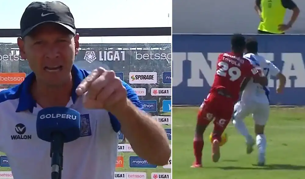 Diego Penny fue titular en Alianza Atlético ante Cristal. Foto: composición/captura de GolPerú