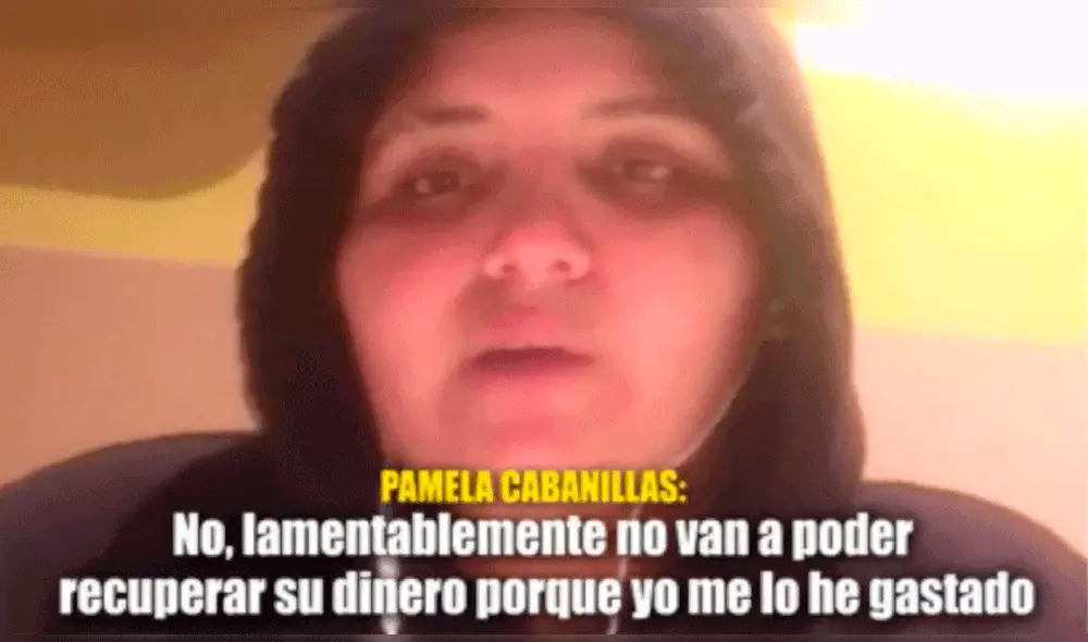 Pamela Cabanillas indicó que no devolverá el dinero recaudado. Foto: captura / "Panorama"