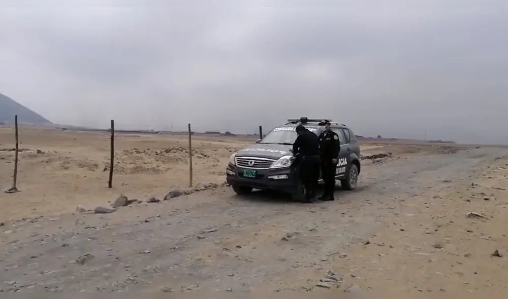 Efectivos de la Comisaría de El Milagro levantaron el acta de hallazgo. Foto: videocaptura Exitosa