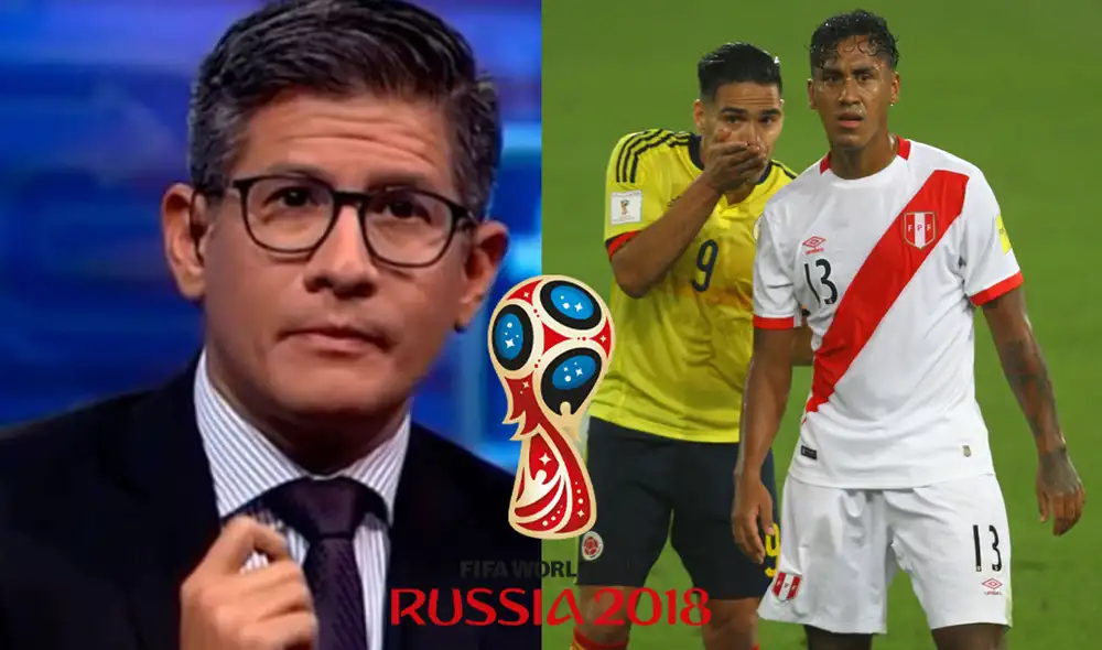 Perú empató 1-1 con Colombia en la última fecha de las eliminatorias Rusia 2018. Foto: composición GLR/captura de América TV/difusión
