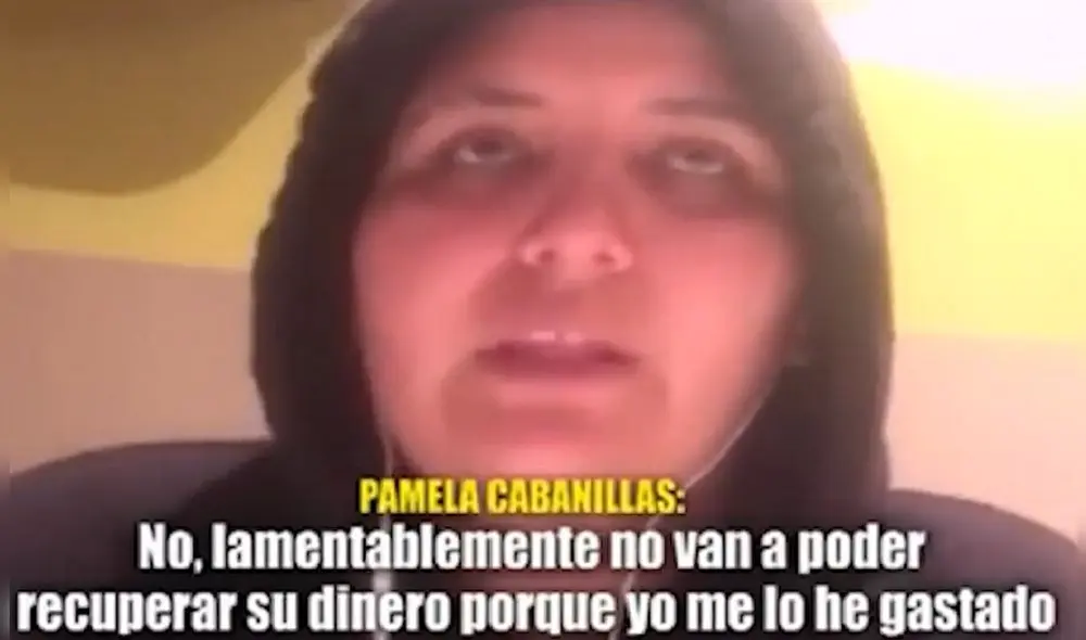 Pamela Cabanillas Soley, una joven de 18 años que estafó con entradas falsas en el concierto de Daddy Yankee, aceptó su delito. Foto: captura de "Panorama" Pamela Cabanillas Soley, una joven de 18 años que estafó con entradas falsas en el concierto de Daddy Yankee, aceptó su delito. Foto: captura de "Panorama"