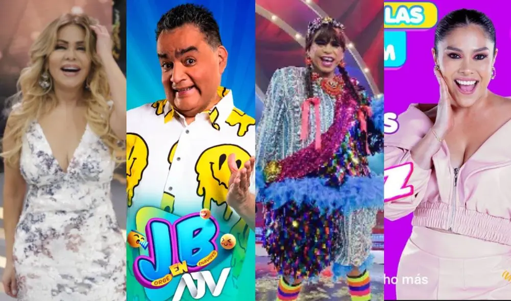 "El gran show" y más programas de entretenimiento se enfrentaron por el rating el fin de semana. Foto: composición/ América TV/ ATV/ Latina "El gran show" y más programas de entretenimiento se enfrentaron por el rating el fin de semana. Foto: composición/ América TV/ ATV/ Latina