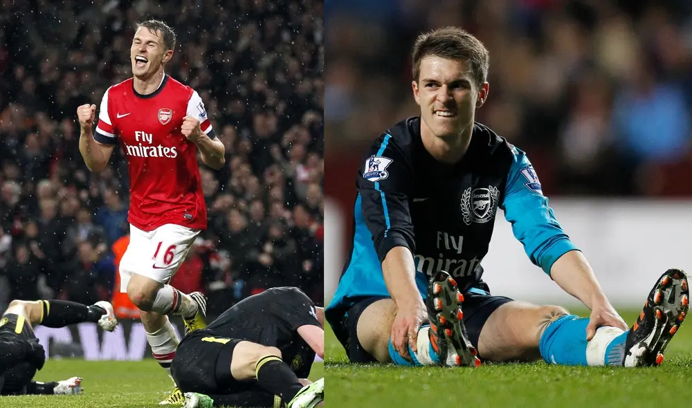 Ramsey estuvo 11 años en el Arsenal, en lo que fue su etapa deportiva más trascendental. Foto: composición LR/AFP