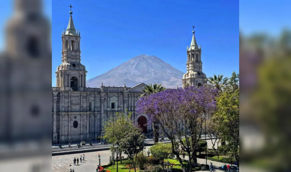 Durante la noche de Halloween se restringirá la venta ambulatoria en el perímetro de la plaza de Arequipa. Foto: Instagram Marti