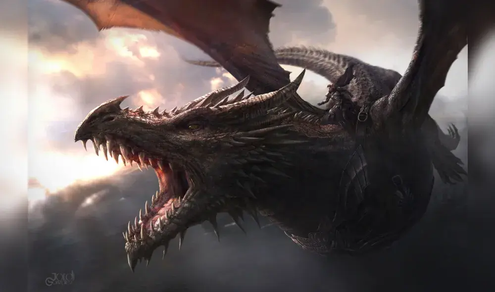 Belarion, el dragón de Aegon 'El Conquistador' y el más grande de toda la historia de Westeros. Foto: Hielo y Fuego Fandom