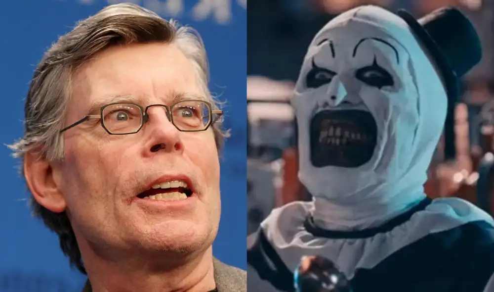 Stephen King vio "Terrifier 2" y quedó maravillado con la nueva película de terror de Damien Leone. Foto: composición/Digital Spy/ihorror