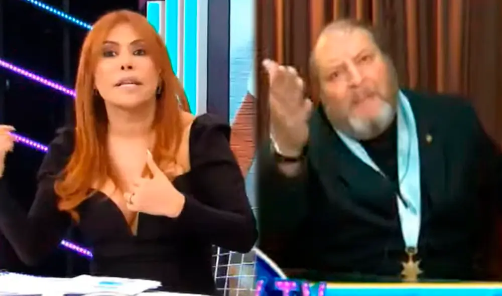 Magaly Medina encaró al abogado de John Kelvin. Foto: capturas ATV Magaly Medina encaró al abogado de John Kelvin. Foto: capturas ATV