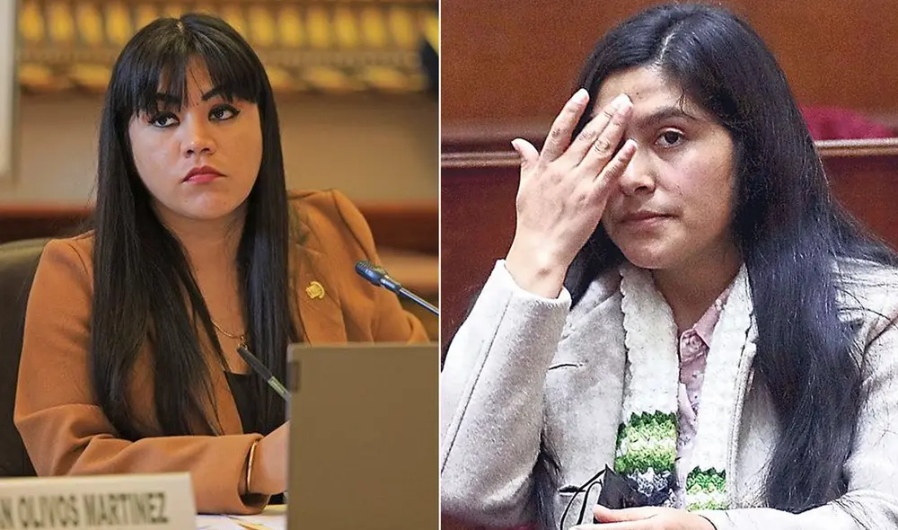 La fujimorista le recordó al jefe de Estado la condición de prófugo de su sobrino Fray Vásquez. Foto: composición LR