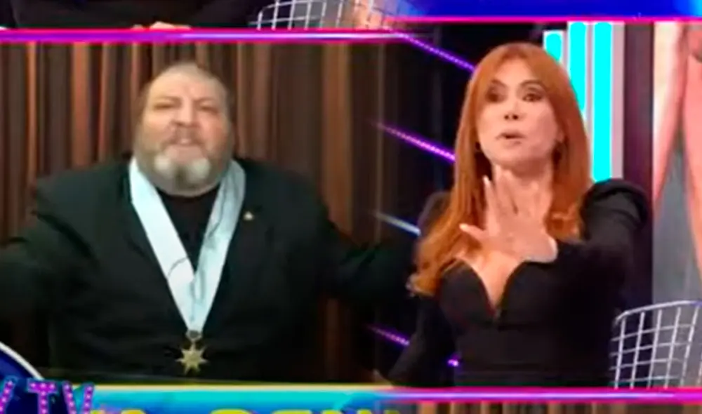 Magaly Medina discute con abogado de John Kelvin en vivo. Foto: captura/ATV