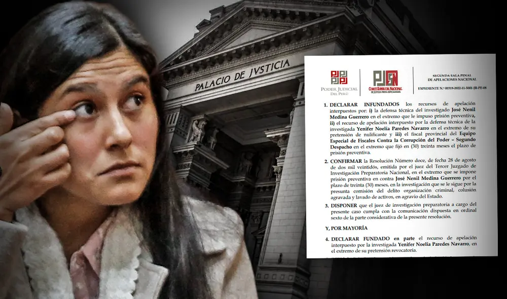 Yenifer Paredes abandonó el penal Anexo de Mujeres de Chorrillos este martes 25. Foto: diseño de Fabrizio Oviedo / La República