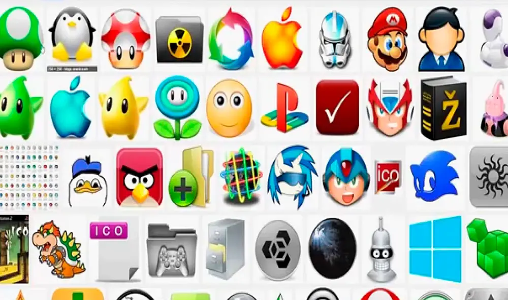 El ícono que descargues debe estar en formato .ICO para que sea compatible. Foto: Fast Byte Informática El ícono que descargues debe estar en formato .ICO para que sea compatible. Foto: Fast Byte Informática