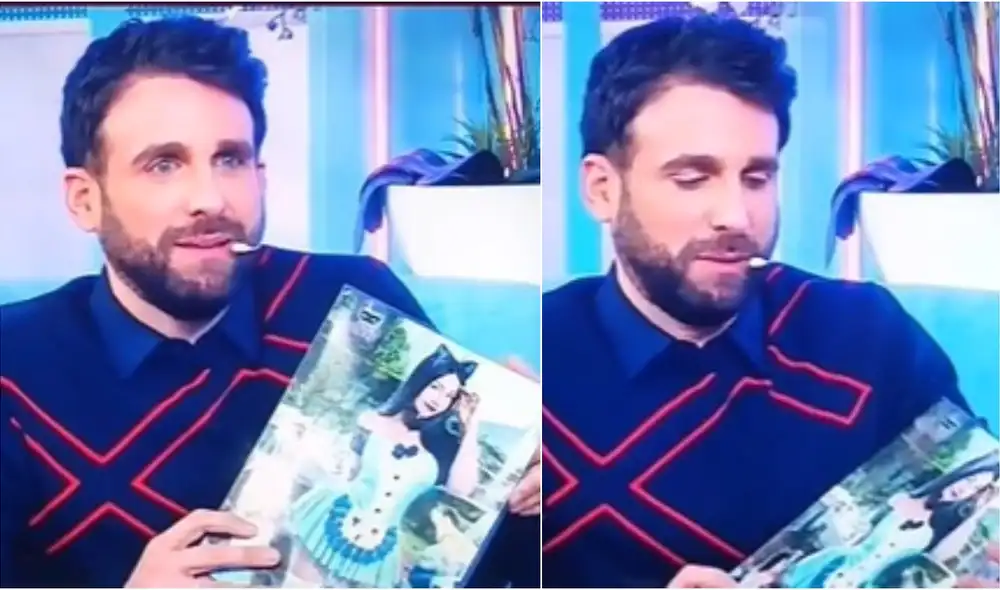 Gigi Mitre, compañera de 'Peluchín', estalló en carcajadas. Foto: composición LR/Willax Gigi Mitre, compañera de 'Peluchín', estalló en carcajadas. Foto: composición LR/Willax