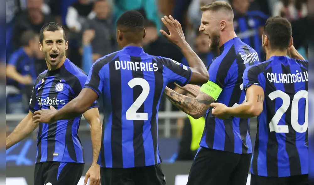 Con este resultado, Inter aseguró su presencia en los octavos de final de la Champions League. Foto: EFE Con este resultado, Inter aseguró su presencia en los octavos de final de la Champions League. Foto: EFE