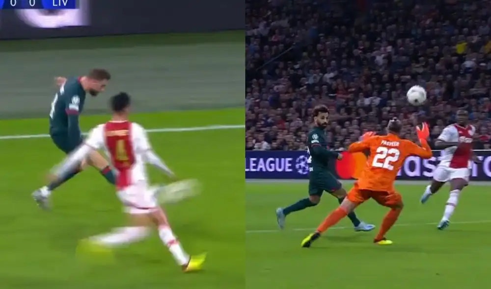 Golazo de Salah. Foto: captura ESPN