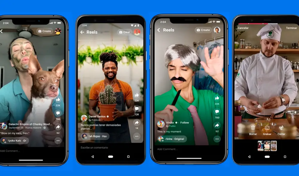 Truco de Facebook funciona en Android, iPhone y PC. Foto: Meta