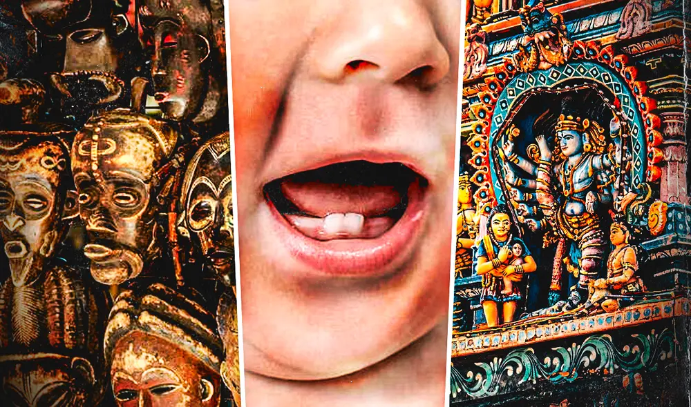 Los dientes natales existen desde hace mucho tiempo. ¿Por qué son relacionados con premoniciones negativas? Foto: composición LR/ Blog de viajes Taranna - Taranna/ Todo India