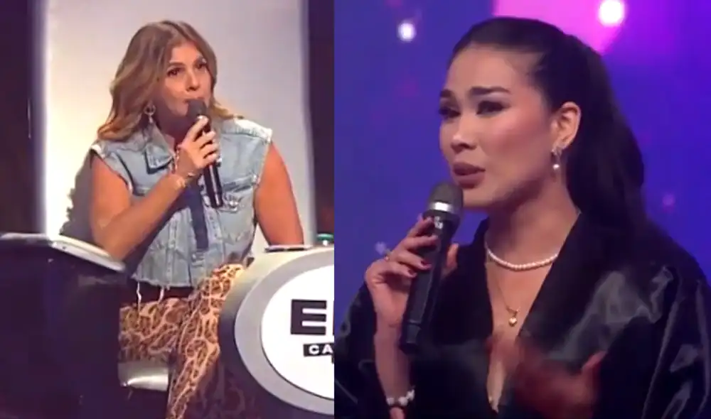 Mei Azo se presentó en "Esto es guerra" y espera ser una chica reality. Foto: composición LR/captura de América TV