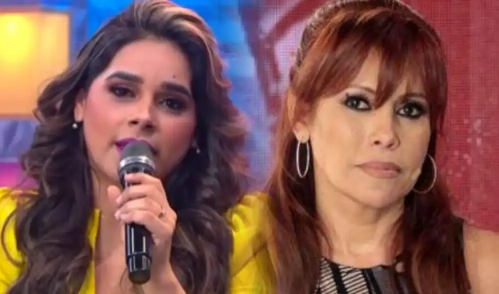 Giuliana Rengifo no toleró que Magaly Medina vuelva a mencionarla en su programa para lanzarle calificativos. Foto: composición/