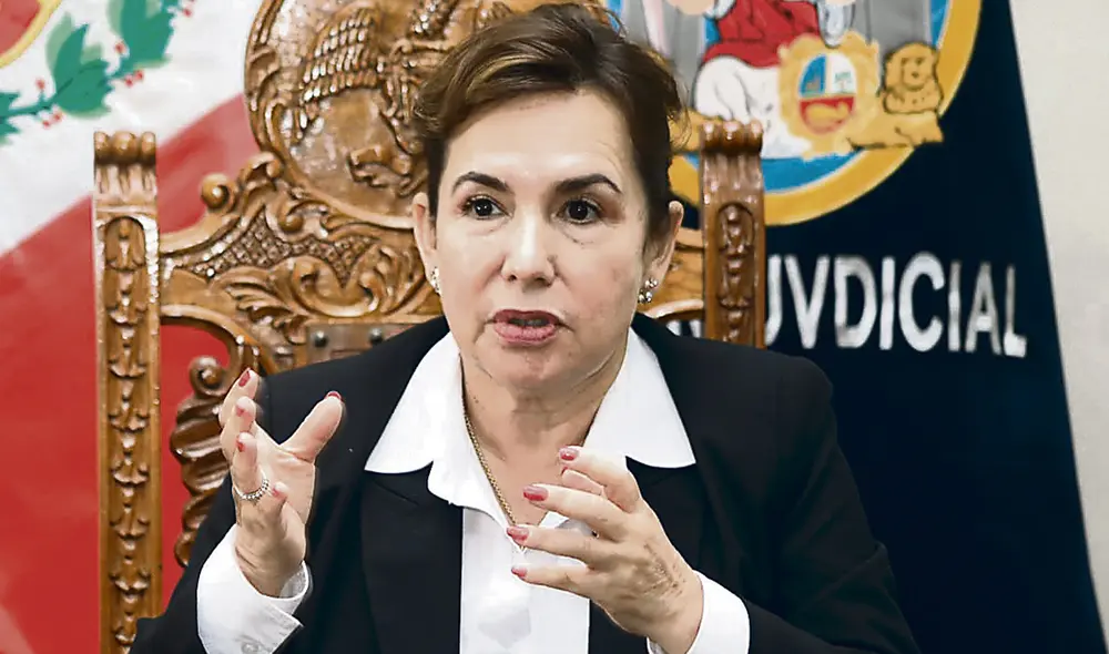 Jueza. Elvia Barrios pide a la JNE que resuelva de forma justa. Foto: difusión Jueza. Elvia Barrios pide a la JNE que resuelva de forma justa. Foto: difusión