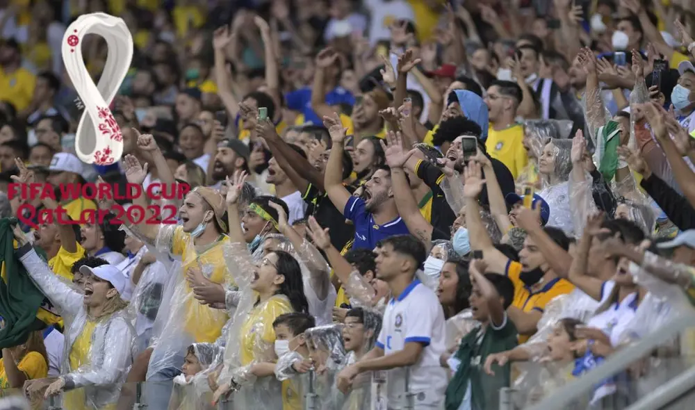 Hinchas brasileños esperan que su selección obtenga la sexta estrella. Foto: composición/AFP