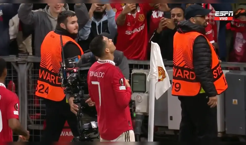 Gol de Cristiano Ronaldo. Foto: captura ESPN Gol de Cristiano Ronaldo. Foto: captura ESPN