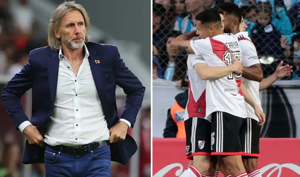 Si Ricardo Gareca llega a River Plate, volvería a dirigir en Argentina luego de casi 10 años. Foto; composición LR/AFP/EFE
