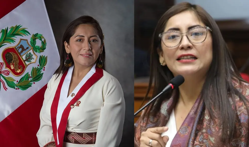 La congresista Kelly Portalatino juró como nueva titular del Ministerio de Salud. Foto: composición LR/ Congreso La congresista Kelly Portalatino juró como nueva titular del Ministerio de Salud. Foto: composición LR/ Congreso